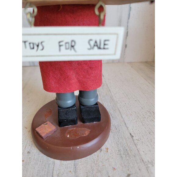 Zim toy vendor nutcracker AS IS Xmas vintage figure decor - Picture 4 of 14
